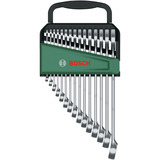 Bosch Juego de llaves combinadas, 15 piezas, Llave de tuercas 