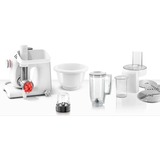 Bosch MUM58257, Robot de cocina blanco/Plateado