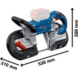 Bosch Sierra de cinta a batería GCB 18V-127 Professional solo, 18Volt azul/Negro