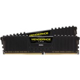 Corsair Vengeance LPX CMK16GX4M2Z3200C16 módulo de memoria 16 GB 2 x 8 GB DDR4 3200 MHz, Memoria RAM negro, 16 GB, 2 x 8 GB, DDR4, 3200 MHz, 288-pin DIMM, Negro