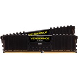 Corsair Vengeance LPX CMK64GX4M2E3200C16 módulo de memoria 64 GB 2 x 32 GB DDR4 3200 MHz, Memoria RAM negro, 64 GB, 2 x 32 GB, DDR4, 3200 MHz, 288-pin DIMM