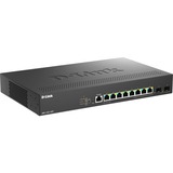 D-Link DMS-1250-10SP/E switch Gestionado 2.5G Ethernet (100/1000/2500) Energía sobre Ethernet (PoE) Negro, Interruptor/Conmutador negro, Gestionado, 2.5G Ethernet (100/1000/2500), Energía sobre Ethernet (PoE), Montaje en rack
