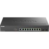 D-Link DMS-1250-10SP/E switch Gestionado 2.5G Ethernet (100/1000/2500) Energía sobre Ethernet (PoE) Negro, Interruptor/Conmutador negro, Gestionado, 2.5G Ethernet (100/1000/2500), Energía sobre Ethernet (PoE), Montaje en rack