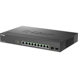 D-Link DMS-1250-10SP/E switch Gestionado 2.5G Ethernet (100/1000/2500) Energía sobre Ethernet (PoE) Negro, Interruptor/Conmutador negro, Gestionado, 2.5G Ethernet (100/1000/2500), Energía sobre Ethernet (PoE), Montaje en rack