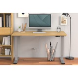 Digitus Estructura de mesa ajustable en altura eléctrica, motor dual, 3 niveles, Soporte gris