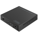 Digitus Receptor KVM IP de fibra HDMI, Switch KVM negro