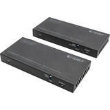 Digitus Set extensor KVM HDMI 4K HDBaseT 2.0, Alargador de HDMI negro