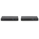 Digitus Set extensor KVM HDMI 4K HDBaseT 2.0, Alargador de HDMI negro