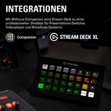 Elgato Stream Deck XL Negro 32 botones, Teclado negro, Negro, 32 botones, 182 mm, 112 mm, 34 mm, 410 g