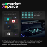 Elgato Stream Deck XL Negro 32 botones, Teclado negro, Negro, 32 botones, 182 mm, 112 mm, 34 mm, 410 g