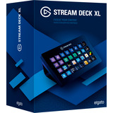 Elgato Stream Deck XL Negro 32 botones, Teclado negro, Negro, 32 botones, 182 mm, 112 mm, 34 mm, 410 g