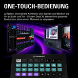 Elgato Stream Deck XL Negro 32 botones, Teclado negro, Negro, 32 botones, 182 mm, 112 mm, 34 mm, 410 g