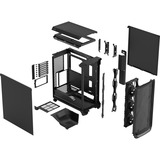 Fractal Design Meshify 3 Solid, Cajas de torre negro