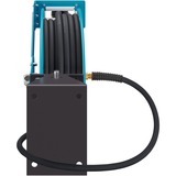 Hazet Enrollador de manguera abierto 9040OS-10, 20 metros, Manguera de aire comprimido azul