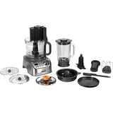 Kenwood FDM72.990SS robot de cocina 3 L Acero inoxidable Balanza integrada plateado, 3 L, Acero inoxidable, 1,5 L, 1,5 L, Plástico, Vidrio