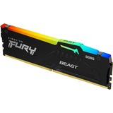 Kingston FURY FURY Beast 32 GB 5200 MT/s DDR5 CL40 DIMM RGB, Memoria RAM negro, 32 GB, 1 x 32 GB, DDR5, 288-pin DIMM