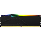 Kingston FURY FURY Beast 32 GB 5200 MT/s DDR5 CL40 DIMM RGB, Memoria RAM negro, 32 GB, 1 x 32 GB, DDR5, 288-pin DIMM