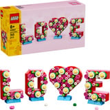 LEGO LOVE - 4 letras, Juegos de construcción 