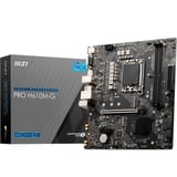 MSI PRO H610M-G placa base Intel H610 LGA 1700 micro ATX Intel, LGA 1700, Intel® Core™ i9, LGA 1700, DDR5-SDRAM, 96 GB
