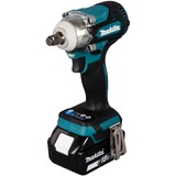 Makita DTW300RTJ destornillador eléctrico y llave de impacto 3200 RPM Negro, Azul, Tornillo de percusión azul/Negro, Destornillador de impacto, Mango de pistola, 1/2", Negro, Azul, Deep discharge, Sobrecalentamiento, Sobrecarga, Sin escobillas