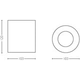 Philips Hue White Ambiance Foco Individual Pillar, Luz de LED negro