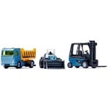 SIKU 6336 modelo a escala Set de juguete con temática de obras de construcción Previamente montado, Automóvil de construcción Set de juguete con temática de obras de construcción, Previamente montado, Cualquier género, Metal, Plástico, Construction Site, 11 pieza(s)