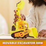 Spin Master RUBBLE & CREW - Pack Tractor Excavadora y Figura Rubble - Patrulla Canina Juguetes - 6066511 - Juguetes Niños 3 años + - Regalos Niño 3 años +, Vehículo de juguete RUBBLE & CREW - Pack Tractor Excavadora y Figura Rubble - Patrulla Canina Juguetes - 6066511 - Juguetes Niños 3 años + - Regalos Niño 3 años +, Buldócer, 3 año(s), Plástico, Negro, Naranja, Amarillo