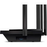 TP-Link Archer AX73 router inalámbrico Gigabit Ethernet Doble banda (2,4 GHz / 5 GHz) Negro Wi-Fi 6 (802.11ax), Doble banda (2,4 GHz / 5 GHz), Ethernet, Negro, Enrutador portátil