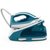 Tefal Express Easy SV6131 2200 W 1,7 L Blanco, Azul, Estación de planchado a vapor blanco/Turquesa, 2200 W, 230 g/min, 5,8 bar, 1,7 L, 360 g/min, Blanco, Azul