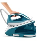 Tefal Express Easy SV6131 2200 W 1,7 L Blanco, Azul, Estación de planchado a vapor blanco/Turquesa, 2200 W, 230 g/min, 5,8 bar, 1,7 L, 360 g/min, Blanco, Azul