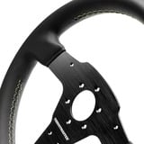 Thrustmaster Evo Racing 32R Leather Negro, Amarillo Volante PC, PlayStation 4, PlayStation 5, Xbox, Xbox One, Volante de recambio negro, Volante, PC, PlayStation 4, PlayStation 5, Xbox, Xbox One, Cruceta, Alámbrico, Negro, Amarillo, Aluminio, Cuero