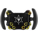 Thrustmaster Evo Racing 32R Leather Negro, Amarillo Volante PC, PlayStation 4, PlayStation 5, Xbox, Xbox One, Volante de recambio negro, Volante, PC, PlayStation 4, PlayStation 5, Xbox, Xbox One, Cruceta, Alámbrico, Negro, Amarillo, Aluminio, Cuero