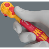 Wera 8007 A VDE Carraca Zyklop, 1/4" rojo/Amarillo