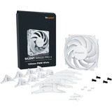 be quiet! Silent Wings Pro 4 PWM 120x120x25, Ventilador blanco