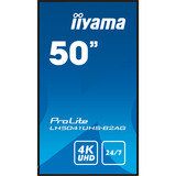 iiyama LH5041UHS-B2AG, Pantalla de gran formato negro brillante