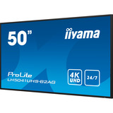 iiyama LH5041UHS-B2AG, Pantalla de gran formato negro brillante