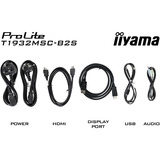 iiyama ProLite T1932MSC-B2S, Monitor LED negro (mate)