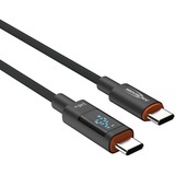 Ansmann Cable USB 2.0, conector USB-C > conector USB-C antracita