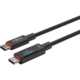Ansmann Cable USB 2.0, conector USB-C > conector USB-C antracita