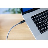 Ansmann Cable USB 2.0, conector USB-C > conector USB-C antracita