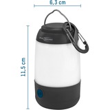 Ansmann Mini linterna de camping, Luz de LED negro