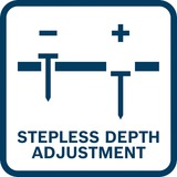 Bosch Clavadora de madera a batería GNH 18V-64-2 M Professional solo, 18 voltios, Nagler azul/Negro