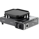 Campingaz Cocinilla de gas Camp'Bistro 3 con plancha para asar, Cocina de gas plateado/Gris