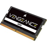 Corsair Vengeance CMSX16GX5M1A4800C40 módulo de memoria 16 GB 1 x 16 GB DDR5 4800 MHz, Memoria RAM negro, 16 GB, 1 x 16 GB, DDR5, 4800 MHz, 262-pin SO-DIMM