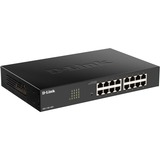 D-Link DGS-1100-16V2 Gestionado L2 Gigabit Ethernet (10/100/1000) Negro, Interruptor/Conmutador Gestionado, L2, Gigabit Ethernet (10/100/1000), Bidireccional completo (Full duplex), Montaje en rack