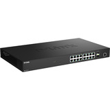 D-Link DMS-1250-18/E switch Gestionado L2 2.5G Ethernet (100/1000/2500) Negro, Interruptor/Conmutador negro, Gestionado, L2, 2.5G Ethernet (100/1000/2500), Montaje en rack