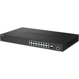 D-Link DMS-1250-18/E switch Gestionado L2 2.5G Ethernet (100/1000/2500) Negro, Interruptor/Conmutador negro, Gestionado, L2, 2.5G Ethernet (100/1000/2500), Montaje en rack