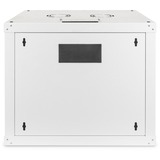 Digitus Carcasa de pared de la serie Unique - 600 x 450 mm (an. x pr.), Armario IT gris claro, Bastidor de pared, 9U, 100 kg, 22,5 kg, Gris