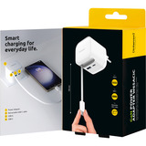 Intenso Adaptador de corriente W65ACIC GaN, Cargador blanco