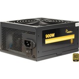Inter-Tech GPS-900 unidad de fuente de alimentación 900 W 20+4 pin ATX ATX Negro, Fuente de alimentación de PC negro, 900 W, 100 - 240 V, 47 - 63 Hz, 10 A, 5 A, 100 W